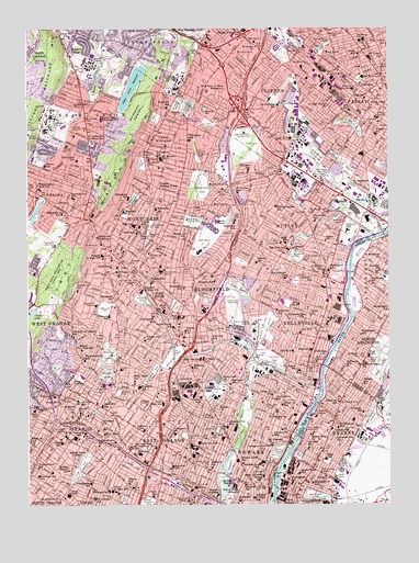 Orange, NJ USGS Topographic Map
