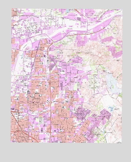 Orange, CA USGS Topographic Map