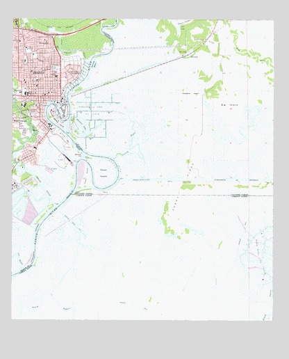 Orange, TX USGS Topographic Map