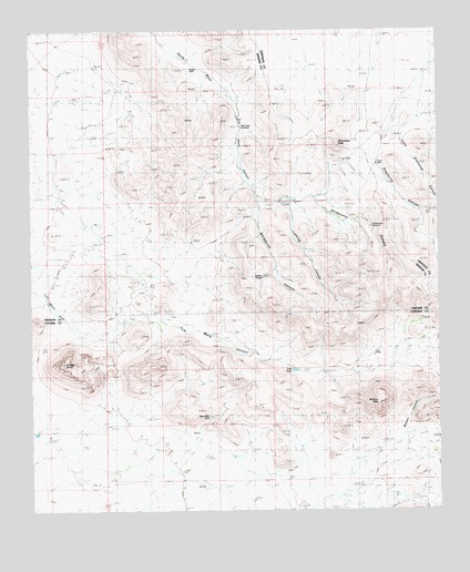 Orange Butte, AZ USGS Topographic Map