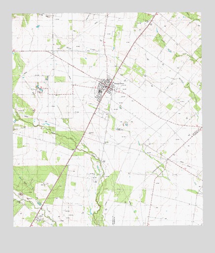 Orange Grove, TX USGS Topographic Map