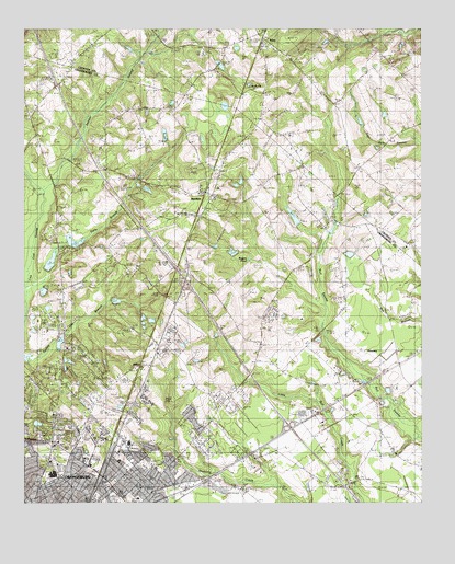 Orangeburg North, SC USGS Topographic Map