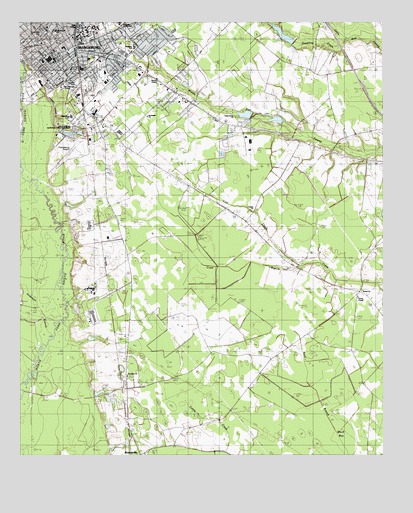 Orangeburg South, SC USGS Topographic Map
