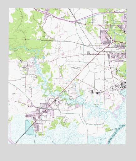 Orangefield, TX USGS Topographic Map