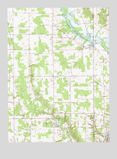 Orangeville, OH USGS Topographic Map