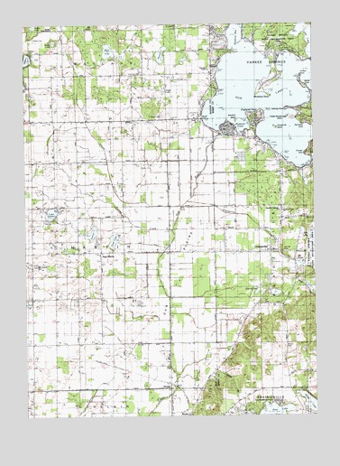 Orangeville, MI USGS Topographic Map