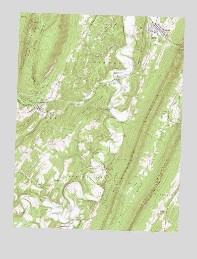 Orbisonia, PA USGS Topographic Map