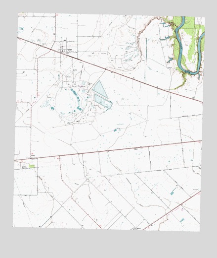 Orchard, TX USGS Topographic Map