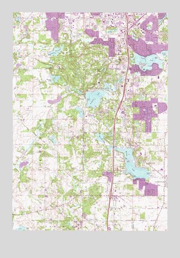 Orchard Lake, MN USGS Topographic Map