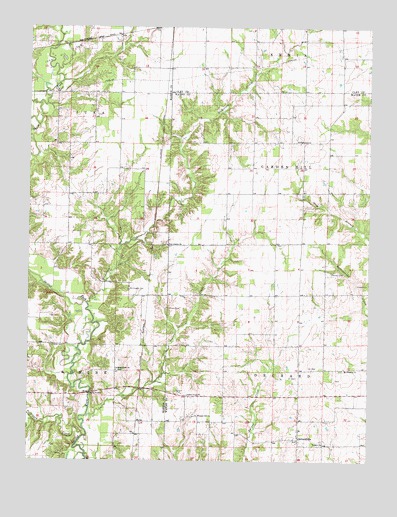 Orchardville, IL USGS Topographic Map