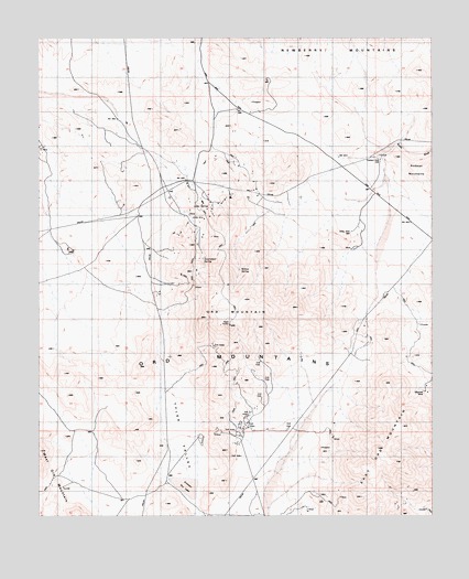 Ord Mountain, CA USGS Topographic Map