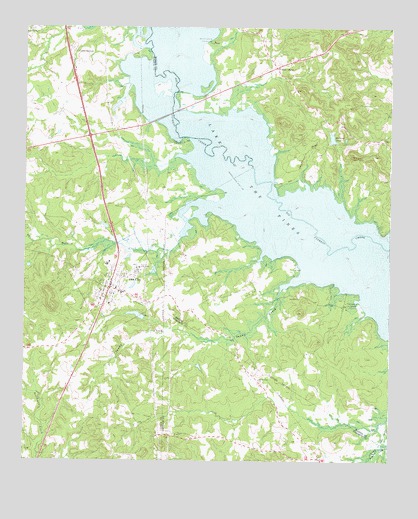 Ore City, TX USGS Topographic Map