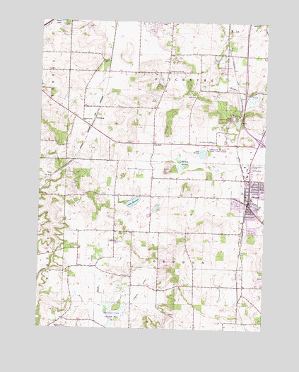 Oregon, WI USGS Topographic Map