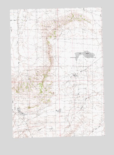 Oregon Basin, WY USGS Topographic Map