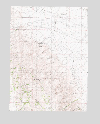 Oregon Canyon Ranch, OR USGS Topographic Map