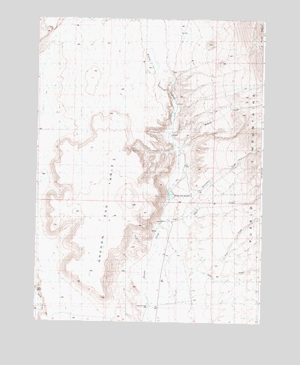 Oregon End Table, OR USGS Topographic Map