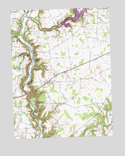 Oregonia, OH USGS Topographic Map
