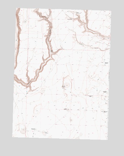 Orejana Canyon, OR USGS Topographic Map