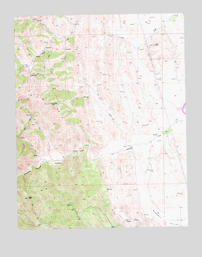Orestimba Peak, CA USGS Topographic Map
