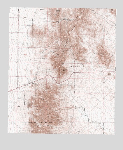 Organ, NM USGS Topographic Map