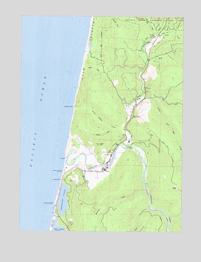 Orick, CA USGS Topographic Map