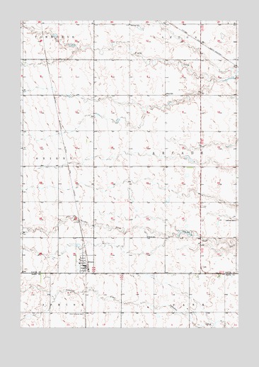 Orient, SD USGS Topographic Map