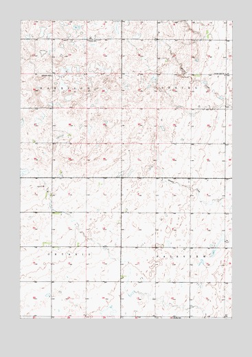 Orient SW, SD USGS Topographic Map