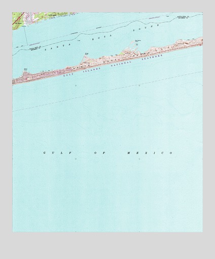 Oriole Beach, FL USGS Topographic Map