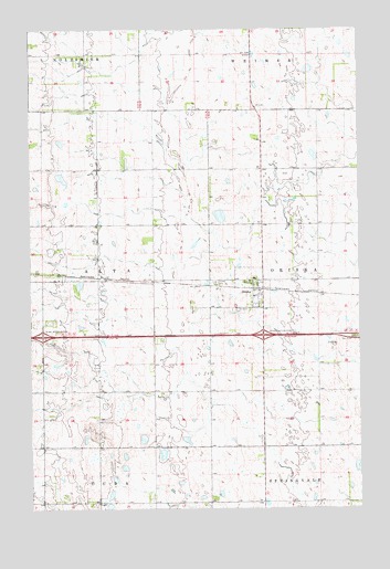 Oriska, ND USGS Topographic Map