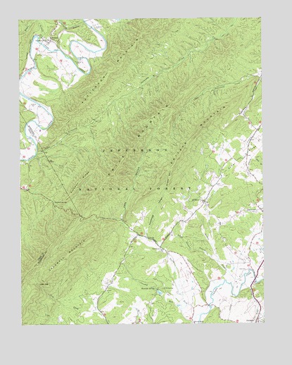 Oriskany, VA USGS Topographic Map