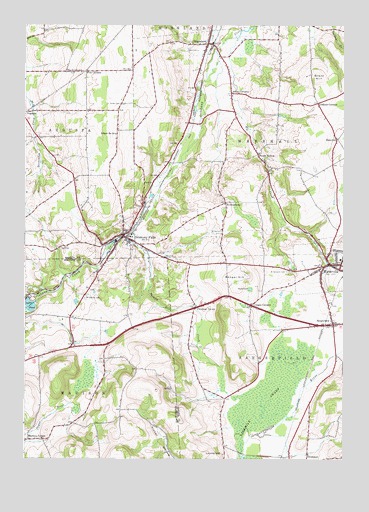 Oriskany Falls, NY USGS Topographic Map