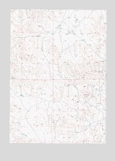 Oriva NW, WY USGS Topographic Map