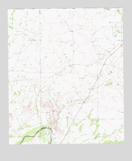 Orla NE, TX USGS Topographic Map