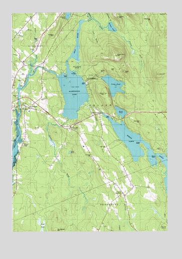 Orland, ME USGS Topographic Map