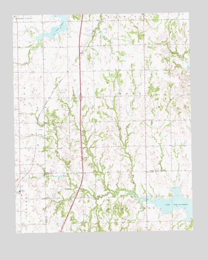 Orlando East, OK USGS Topographic Map
