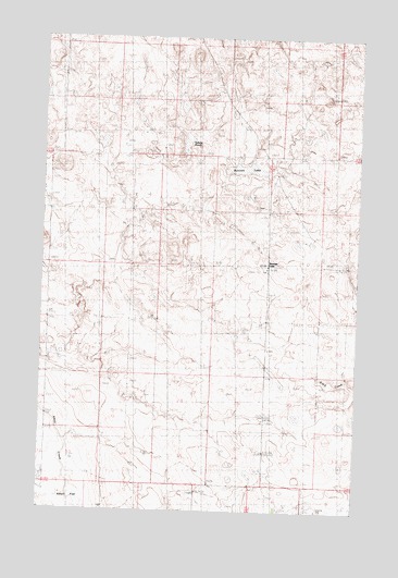 Bennett Lake, MT USGS Topographic Map