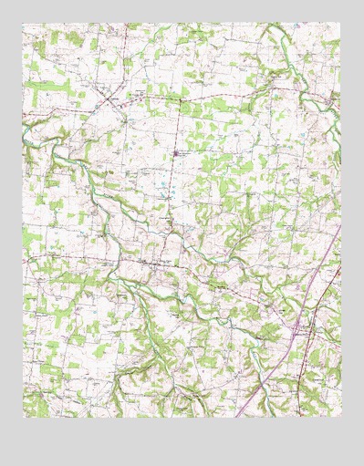 Orlinda, TN USGS Topographic Map