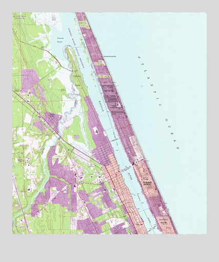 Ormond Beach, FL USGS Topographic Map