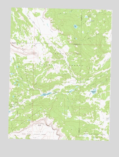 Orno Peak, CO USGS Topographic Map