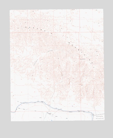 Orocopia Canyon, CA USGS Topographic Map