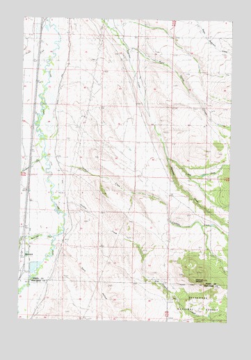 Orofino Creek, MT USGS Topographic Map