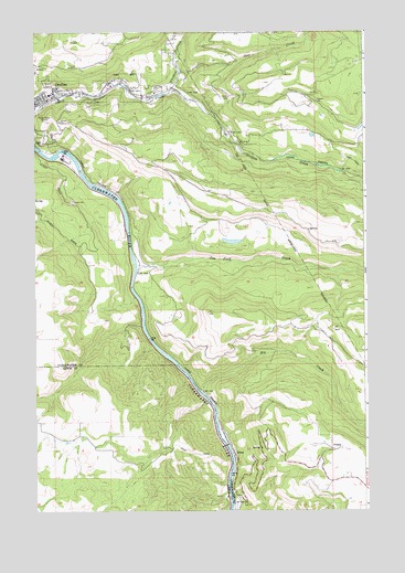 Orofino East, ID USGS Topographic Map
