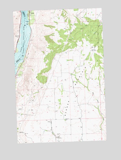 Orondo, WA USGS Topographic Map