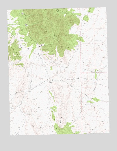 Bennett Pass, NV USGS Topographic Map