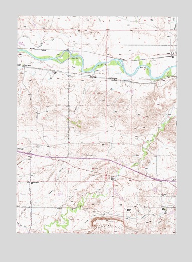 Orpha, WY USGS Topographic Map