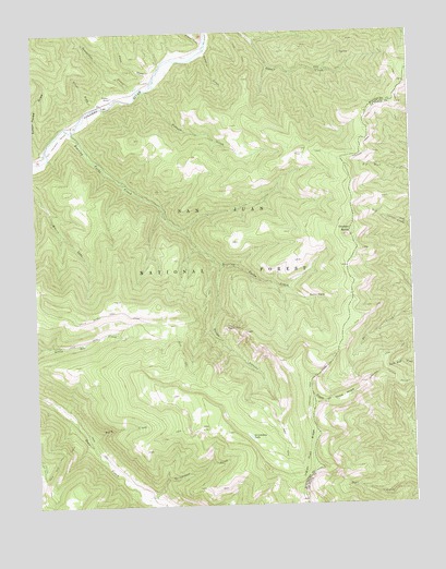 Orphan Butte, CO USGS Topographic Map