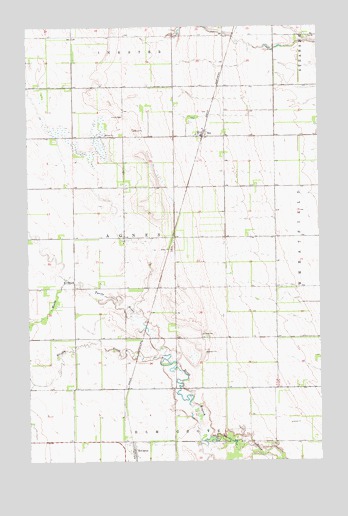 Orr, ND USGS Topographic Map