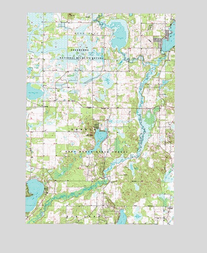 Orrock, MN USGS Topographic Map