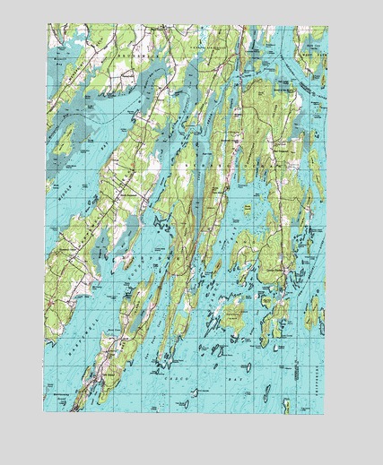 Orrs Island, ME USGS Topographic Map
