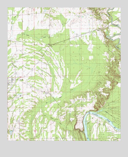 Orrville, AL USGS Topographic Map